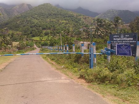 அடவிநயினார் அணைக்கட்டு அருவிக்கு செல்ல தடை.. விவசாயிகள் மகிழ்ச்சி!