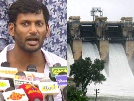 என்னது... விஷால் சொல்லி காவிரியில தண்ணீர் திறந்தாங்களா?- நல்ல கதையா இருக்கே