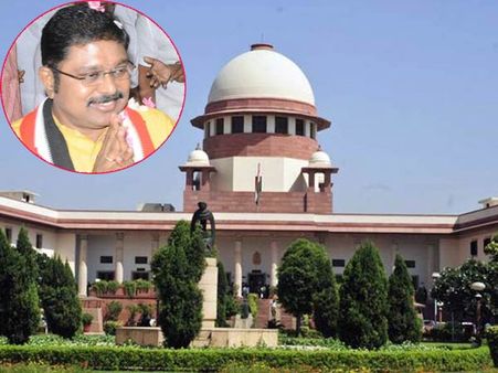 ஆர்.கே.நகர் தொகுதியில் போட்டியிட டிடிவி தினகரனுக்கு தடை இல்லை.. உச்ச நீதிமன்றம்!