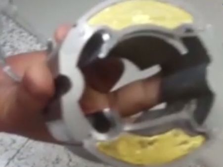 அபுதாபியில் இருந்து மிக்ஸியில் தங்கம் கடத்தி வந்த பெண் கைது - வீடியோ