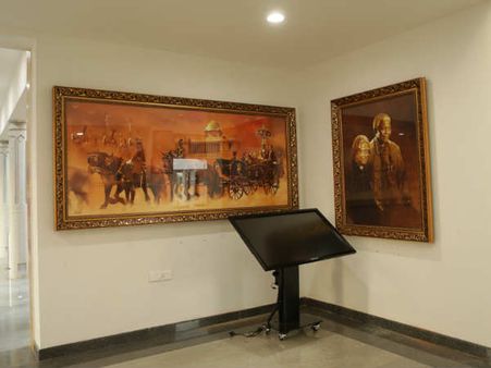 கலாம் மணி மண்டபத்தில் 95 ஓவியங்கள், சிலிக்கன் சிலைகள்.. ஏபி ஸ்ரீதரின் கைவண்ணம்!