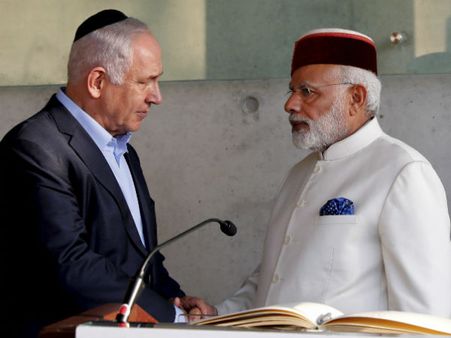 விண்வெளி ஆராய்ச்சி உள்ளிட்ட 7 புரிந்துணர்வு ஒப்பந்தங்களில் இந்தியா-இஸ்ரேல் கையெழுத்து