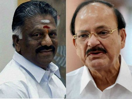 வெங்கய்யா நாயுடுவிற்கு ஓபிஎஸ் போனில் வாழ்த்து... நேரில் சந்தித்து ஈபிஎஸ் அணி ஆதரவு