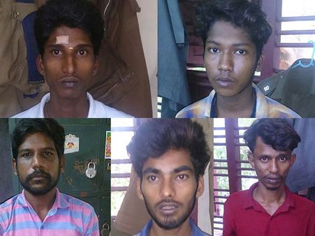 சென்னை தேனாம்பேட்டை போலீஸ் நிலையம் மீது பெட்ரோல் குண்டு வீச்சு.. 6 பேர் கைது