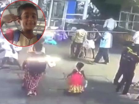 திருப்பதி ஏழுமையான் கோயிலில் பெண் குழந்தை கடத்தல்... அதிர்ச்சி வீடியோ