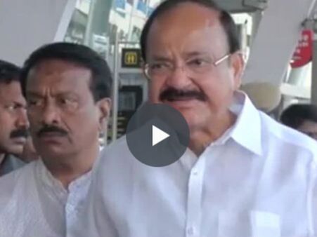 தமிழகத்தில் 356 சட்டப் பிரிவை அமுல்படுத்த மாட்டோம்... தட்டிக்கொடுக்கும் வெங்கய்யா நாயுடு: வீடியோ