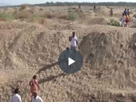 திருச்சியில் பொங்காத காவிரி... வாட்டர்கேனில் நடந்த ஆடிப்பெருக்கு - வீடியோ