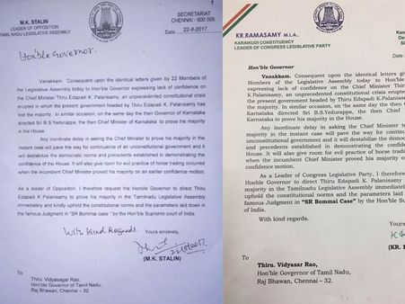 ஆளுநருக்கு ஸ்டாலின் அனுப்பிய கடிதத்தை ஈயடிச்சான் காப்பியாக அனுப்பிய காங்கிரஸ்- வைரலாகும் லெட்டர்!