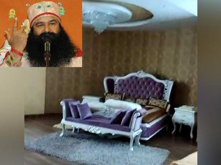 ஃபைவ் ஸ்டார் ஹோட்டலை மிஞ்சும் ராம் ரஹீமின் ரகசிய அறை.. வெளியானது வீடியோ!