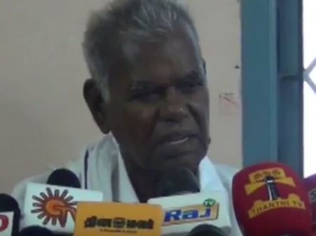 தாமிரபரணியில் ஒரு பிடி மணல் எடுக்கவும் அனுமதிக்க மாட்டோம்... நல்லக்கண்ணு கொந்தளிப்பு