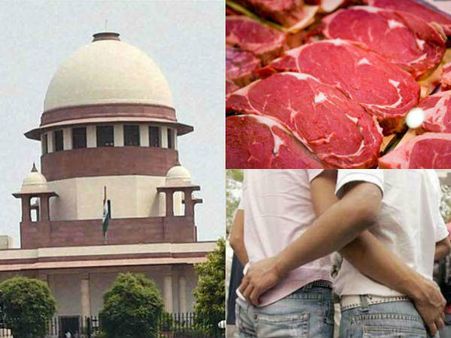 மாட்டிறைச்சிக்கு தடை விதிக்க முடியாது, ஓரினசேர்க்கையை தடுக்க முடியாது- ஆதார் தீர்ப்பின் எதிரொலிகள்