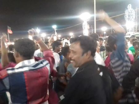திமுக விழாவில் செம குத்தாட்டம் போட்ட தொண்டர்கள்: வைரலான வீடியோ