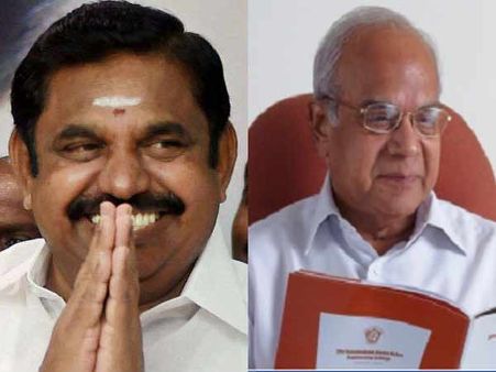 தமிழக ஆளுநராக நியமிக்கப்பட்ட பன்வாரிலாலுக்கு தொலைபேசியில் வாழ்த்து தெரிவித்த எடப்பாடி பழனிச்சாமி!