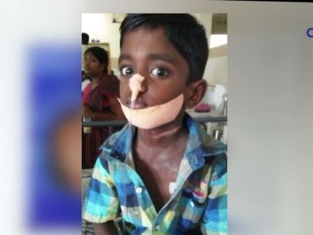 கமுதியில் சிறுவனின் கழுத்தை நெறித்துக் கொல்ல முயற்சி - தலைமை ஆசிரியர் தலைமறைவு - வீடியோ