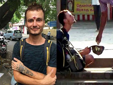 சிவன் சொன்னான்.. நான் பிச்சை எடுக்கிறேன்.. பேட்டிக்கே பணம் வாங்கிய பலே ரஷ்ய இளைஞர்!