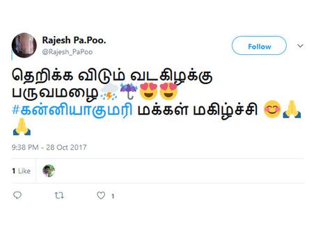 தெறிக்க விடும் வடகிழக்கு பருவமழை.. கொண்டாடும் மக்கள்! 