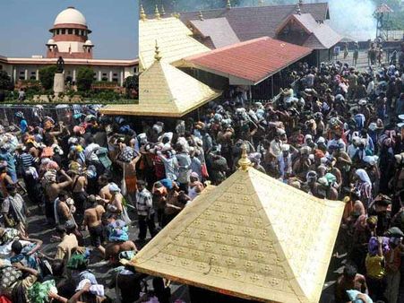 சபரிமலை கோவிலுக்குள் பெண்கள் நுழைய அனுமதி கோரிய வழக்கு- அரசியல் சாசன பெஞ்சுக்கு மாற்றம்