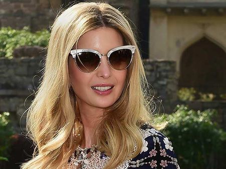 கோல்கொண்டா கோட்டை அழகா.. சுற்றிப் பார்க்க வந்த இவாங்கா அழகா.. வசீகரித்த டிரம்ப் மகள்!