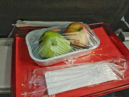 'வெஜிடேரியன்' சாப்பாடு கேட்டதற்கு 'ப்ரூட்டேரியன்' தந்த கொலம்பியா விமான நிறுவனம்!