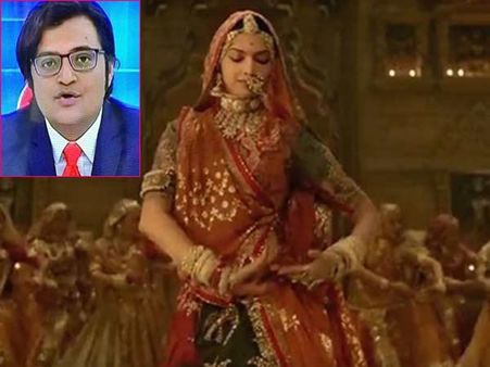 பத்மாவதி.. பார்ர்ரா.. பாஜகவுக்கு கண்டனமெல்லாம் தெரிவிக்கிறார் அர்னாப்!