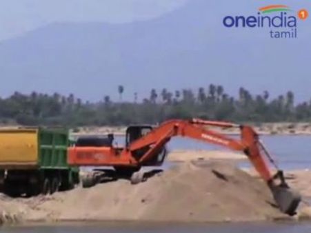 அரசியல்வாதிகளை கைக்குள் போட்டுக்கொண்டு ஆற்று மணலை கொள்ளையடித்த மாஃபியாக்களுக்கு ஆப்பு! #sandquarry