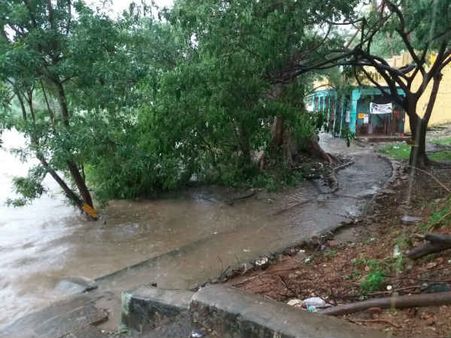 தாமிரபரணியில் வெள்ளம்.. இருசக்கர வாகனத்தில் சென்ற 3 பேர் அடித்து செல்லப்பட்டதால் பதற்றம்!