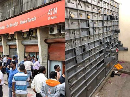 மும்பை பேங்க் ஆப் பரோடா வங்கியில் 25 அடிக்கு குழி தோண்டி லாக்கரை உடைத்த கொள்ளையர்கள்