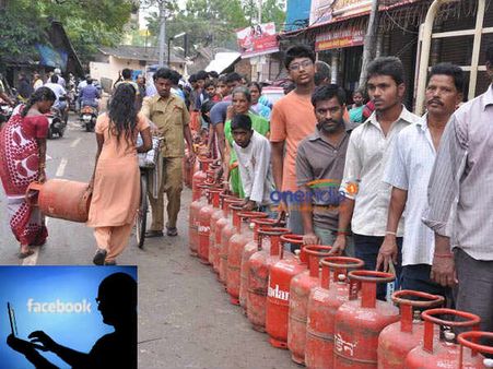 காஸ் சிலிண்டர் புக் செய்ய பேஸ்புக் போதும்கே.. விரைவில் தமிழகத்தில் அசத்தல் திட்டம் அறிமுகம்