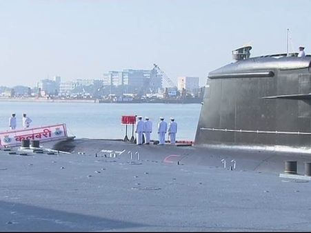 ஐ.என்.எஸ். கல்வாரி நீர்மூழ்கிக் கப்பலை நாட்டுக்கு அர்ப்பணித்தார் பிரதமர் மோடி