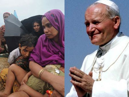 'ரோஹிங்கியா' என்று உருகி சொன்ன போப்... அகதிகளிடம் பாவமன்னிப்பும் கோரினார்!