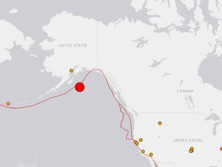 அலாஸ்காவில் பயங்கர நிலநடுக்கம்.. ரிக்டரில் 8.1 ஆக பதிவு