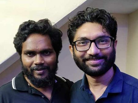 சென்னையில் 'மகிழ்ச்சி': இயக்குநர் பா. ரஞ்சித்துடன் ஜிக்னேஷ் மேவானி சந்திப்பு