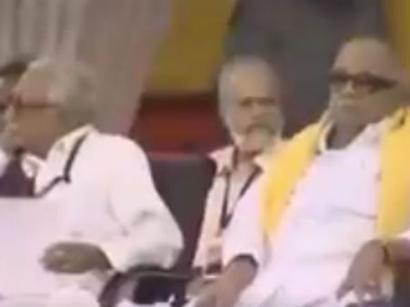 தமிழ்த்தாய் வாழ்த்து விவகாரம்... கருணாநிதி வீடியோவை காட்டி குசும்பு டுவீட் போட்ட எச்.ராஜா