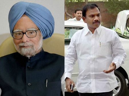 2ஜி வழக்கில் விடுதலையான ஆ.ராசாவுக்கு முன்னாள் பிரதமர் மன்மோகன் சிங் கடிதம்!