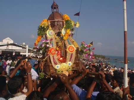 கச்சத்தீவு புனித அந்தோணியார் திருவிழா.. 2100 தமிழக மீனவர்கள் பங்கேற்பு