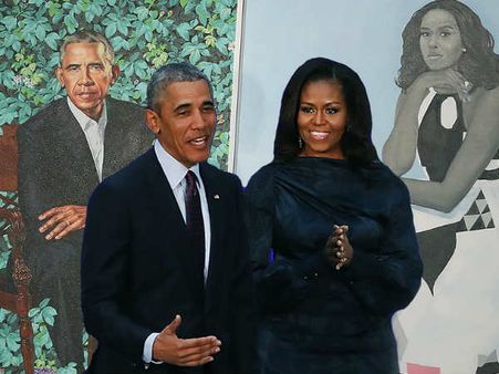 என்னம்மா நீங்க இப்படி வரைஞ்சு இருக்கீங்க.. மியூசியத்தில் வைக்கப்பட்ட அதிரிபுதிரி ஒபாமா படம்!