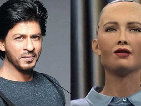 ‘ஷாரூக் தான் எனது கனவு நாயகன்’.. இப்படிச் சொன்னது சவுதி குடியுரிமை பெற்ற ரோபோ ‘சோபியா’