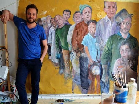 நீங்க அகதிகளாக இருந்து பாருங்க.. அப்ப தெரியும் எங்களோட வலி - அசத்தும் சிரிய கலைஞர்