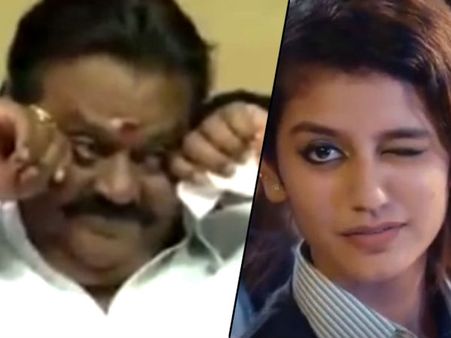 பிரியா வாரியரின் புருவ டான்ஸ் வித் ‘கேப்டன்‘.. அசத்தல் ட்ரோல் வீடியோ!