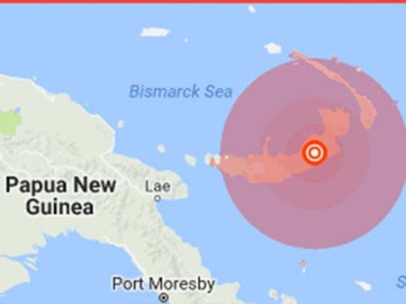 பப்புவா நியூகினியாவில் சக்திவாய்ந்த நிலநடுக்கம்.. ரிக்டரில் 7 ஆக பதிவு