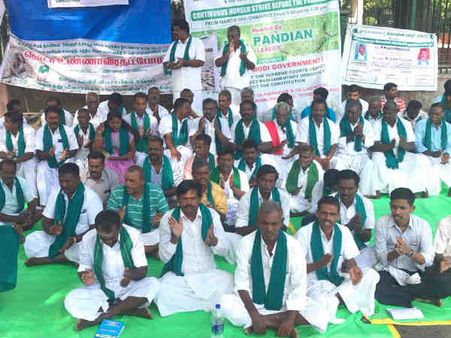 காவிரி: பிரதமர் மோடி வீட்டை முற்றுகையிட முயற்சி- பி.ஆர்.பாண்டியன் உட்பட 50 தமிழக விவசாயிகள் கைது