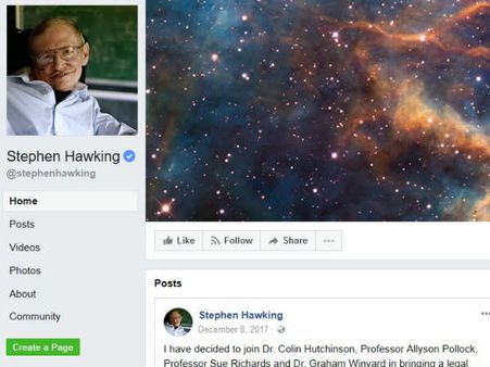 முகநூலை எப்படி பயன்படுத்த வேண்டும்.. சரியான உதாரணம் ஸ்டீபன் ஹாக்கிங்!