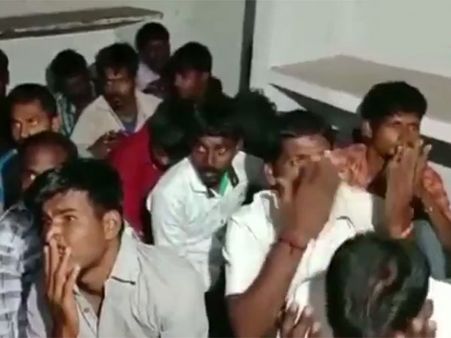 ஆந்திராவில் அதிகாலையில் கைது செய்யப்பட்ட 84 தமிழர்கள் இரவில் விடுதலை