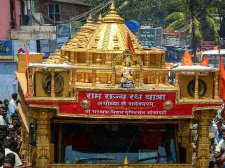 மதுரையை 'மின்னல்' வேகத்தில் ரீச் ஆன விஎச்பி ரத யாத்திரை- வைரலாகும் வீடியோ