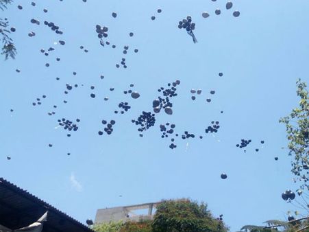 பறந்தாலும் விடமாட்டாங்க போல.. பலூன்களால் மோடியின் ஹெலிகாப்டர் வழித்தடம் மாற்றப்பட்டது!