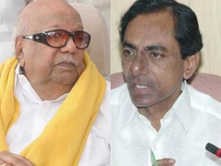 கருணாநிதியை நாளை சந்திக்கிறார் சந்திரசேகர ராவ்- 3-வது அணி குறித்து ஸ்டாலினுடன் ஆலோசனை