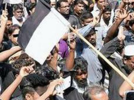 காஷ்மீர் சிறுமிக்கு நீதி கோரி சென்னையில் முஸ்லிம் அமைப்பினர் ஆர்ப்பாட்டம்