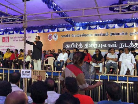 நாங்களும் காவிரிக்காக போராட்டம் நடத்தினோம்ல... 'கணக்கு' காட்டிவிட்டு எஸ்கேப்பான திரை உலகம்!
