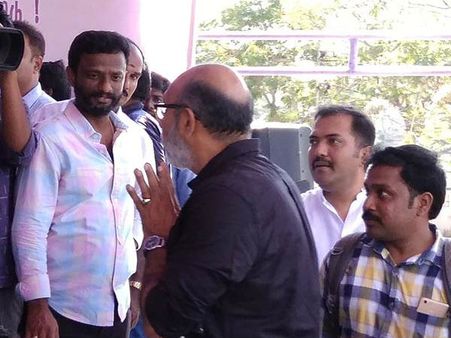 நான் என்றும் தமிழர்கள் பக்கமே நிற்பேன்.. ரஜினி முன்பு முழங்கிய சத்யராஜ்