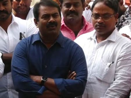 தமிழர்களை எந்த விதத்திலும் காப்பாற்றாத ராணுவத்துக்கு சென்னையில் கண்காட்சி எதற்கு? : சீமான் கேள்வி